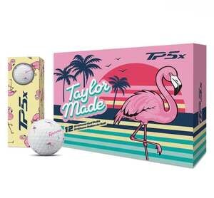Unreleased TaylorMade TP5x pix Flamingo Limited Edition Golf Balls - 12 Pack